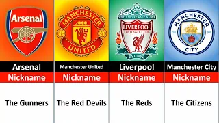 The 20 Premier League Teams Nicknames 2023