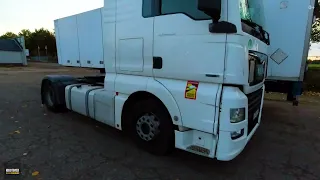 Nikotimer driving container pov video by MAN truck