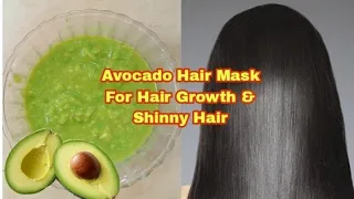 Extreme Deep Conditioning Hair Mask For Damaged Hair l Avocado Hair Mask For Hair Growth