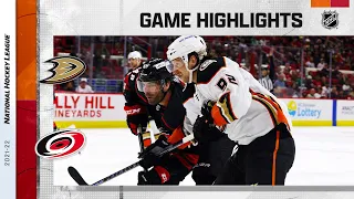 Ducks @ Hurricanes 4/10 | NHL Highlights 2022