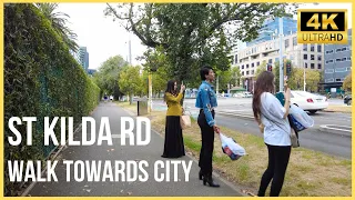 What's it like walking in Melbourne St. Kilda?