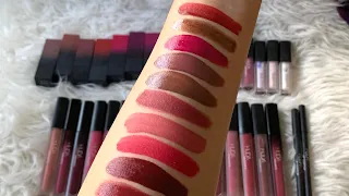 Huda Beauty Liquid Matte Lipstick Swatches