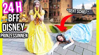 24 STUNDEN als DISNEY Prinzessinnen durch die STADT HAMBURG ** BFF CHALLENGE wirklich PEINLICH**