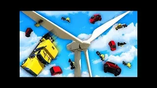 Slogoman EPIC SKY WINDMILL DERBY CLASH! (GTA 5 Funny Moments)