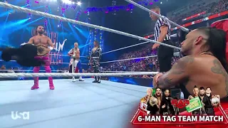 Cody Rhodes Seth Rollins & Shinsuke Nakamura Entrance For Tag Team Match – WWE Raw 8/7/23