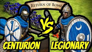 100 ELITE CENTURIONS vs 200 LEGIONARIES (Total Resources) | AoE II: DE