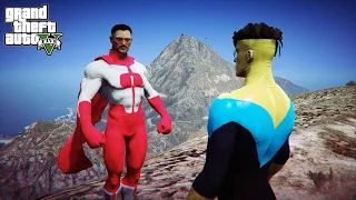 GTA 5 - Omni Man VS Invincible