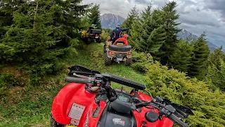 AM IESIT CU ATV-UL DUPA 3 LUNI ❤️ *ne-a prins furtuna pe munte* ⛈️