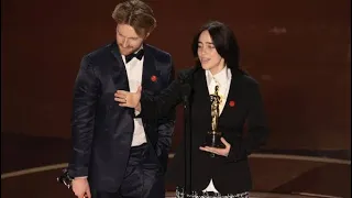 "What Was I Made For?" Wins Best Song | Academy Awards 2024 | Billie Eilish wins Oscars