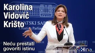 Vidović Krišto neće prestati govoriti istinu o temama koje muče Hrvatsku