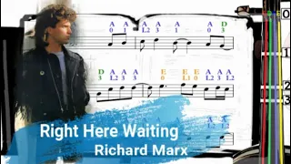 Right Here Waiting | Richard Marx | Violin SHEET MUSIC [With Fingerings] [Level 3]