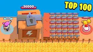 TOP 100 FUNNIEST FAILS IN BRAWL STARS // WORLD RECORD