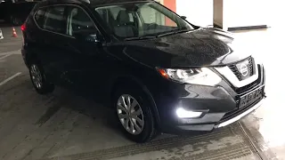 Nissan Rogue S 2019 Black 2.5L. ОБЗОР.