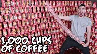 1000 CUPS OF COFFEE!! *ROLL UP THE RIM TO WIN JACKPOT CHALLENGE*