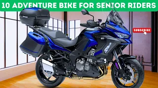 Top 10 Adventure Motorcycles Just for Senior Riders That You Must Now Buy