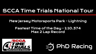 2020 Supra - 1:10.374 - NJMP Lightning - SCCA TT Nationals Tour - FTD and Max 2 Lap Record
