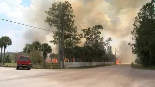 South Florida firefighters travel to Collier County to help fight wildfires