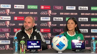 Pedro Lopez reconoce compromiso de la SELECCIÓN NACIONAL MEXICANA FEMENIL para enfrentar a PARAGUAY