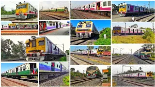 15 in 1 | Indian Different EMU Local Trains Compilation | Eastern Railways