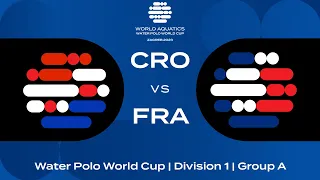 LIVE | Croatia vs France | Water Polo World Cup 2023 | Group A