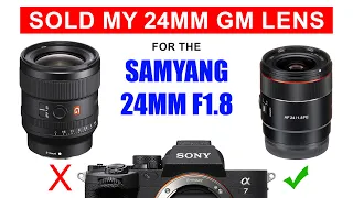 I Sold My Sony 24mm GM f1.4 Lens for This Budget Lens [ Samyang AF 24mm f1.8 E Mount ] Review