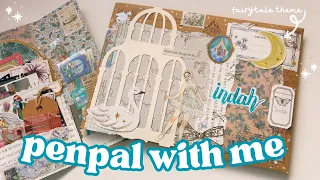 Penpal With Me ⭐︎ Fairytale envelope and flip book 🩵