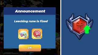 Leeching Rune is Fixed! | Blockman Go