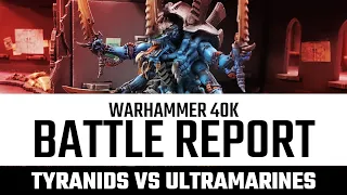 Tyranids vs Ultramarines 2000 Point Competitive Warhammer 40,000 Battle Report