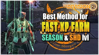 The Division 2 BEST & FAST XP FARM METHOD | How to Level up Season Pass and SHD Watch level fast