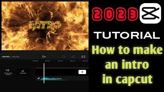 How to make an intro in capcut 2023 tutorial - capcut cool intro 🔥🔥