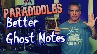 Paradiddle Grooves Between Snare and Bass | Ghost Notes & Bass Drum Workout