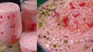 Sabudana Drink - Iftaar Special Drink -Ramzan Special -Refreshing Drink - Summer Drink