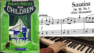 Piano pieces for children P.30-31 Sonatina