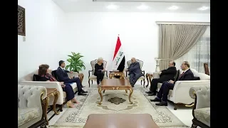 رئيس مجلس الوزراء السيد عادل عبدالمهدي يستقبل الممثلة الخاصة للأمين العام للأمم المتحدة في العراق