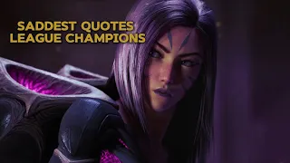 LEAGUE CHAMPIONS DEPRESSING QUOTES