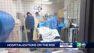 COVID hospitalizations increase, taking emotional toll on nurses on frontlines