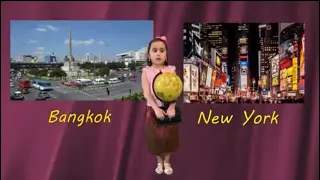 THAILAND in 2 minutes by the 4 year girl