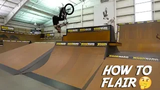 HOW TO FLAIR A BMX BIKE! **(AND NOT FLAIR)**