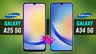 Samsung A25 5G Vs Samsung A34 5G | comparison | review | price