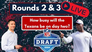 What Will the Texans Do in Rounds Two and Three? LIVE NFL Draft Reaction