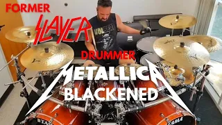 METALLICA  BLACKENED - DRUM COVER by JON DETTE (Drummer for SLAYER, ANTHRAX, TESTAMENT)