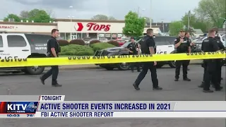 Active shooter events increased 50% in 2021, according to FBI