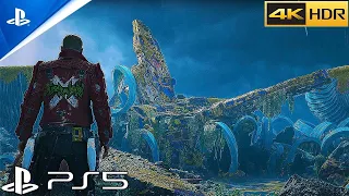 Marvel's Guardians of the Galaxy PS5 Gameplay | 4K Ultra Graphics No Commentary