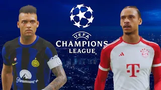 efootball 2024 Champions League Semi final - Inter Vs Bayern pc [4k 60FPS ]  Lautaro Ft Leroy Sané