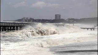 13 02 2021 шторм усилился Кобулети Видео Роберт Мартиросян Аджария Грузия