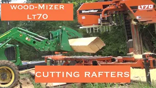 Woodmizer LT70 Milling My Own Rafters