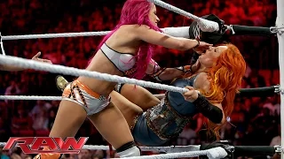 Becky Lynch vs. Sasha Banks: Raw, January 25, 2016