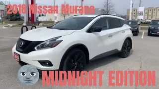 2018 Nissan Murano SL MIDNIGHT EDITION | Midnight Edition Package | Pre-Owned | Clarington Nissan