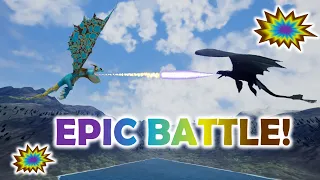 Epic battle with my dad - Dragons of the Edge