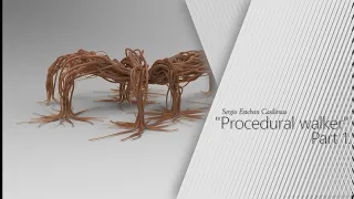 Houdini Procedural animation tutorial - Precedural walker Part1